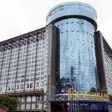 加州米黃、安琪米黃、米黃大理石,經(jīng)典運用之一貴州荔波樟江部落大酒店